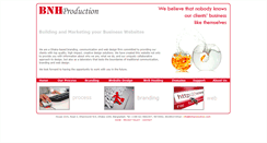 Desktop Screenshot of bnhproduction.com